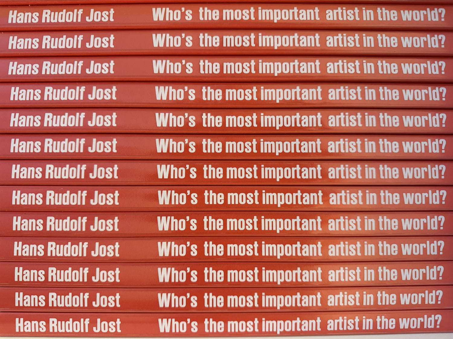 Who's the most important artist in the world?