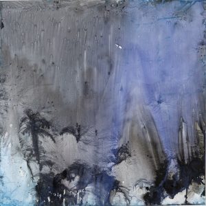 Quadrat violett blau indigo